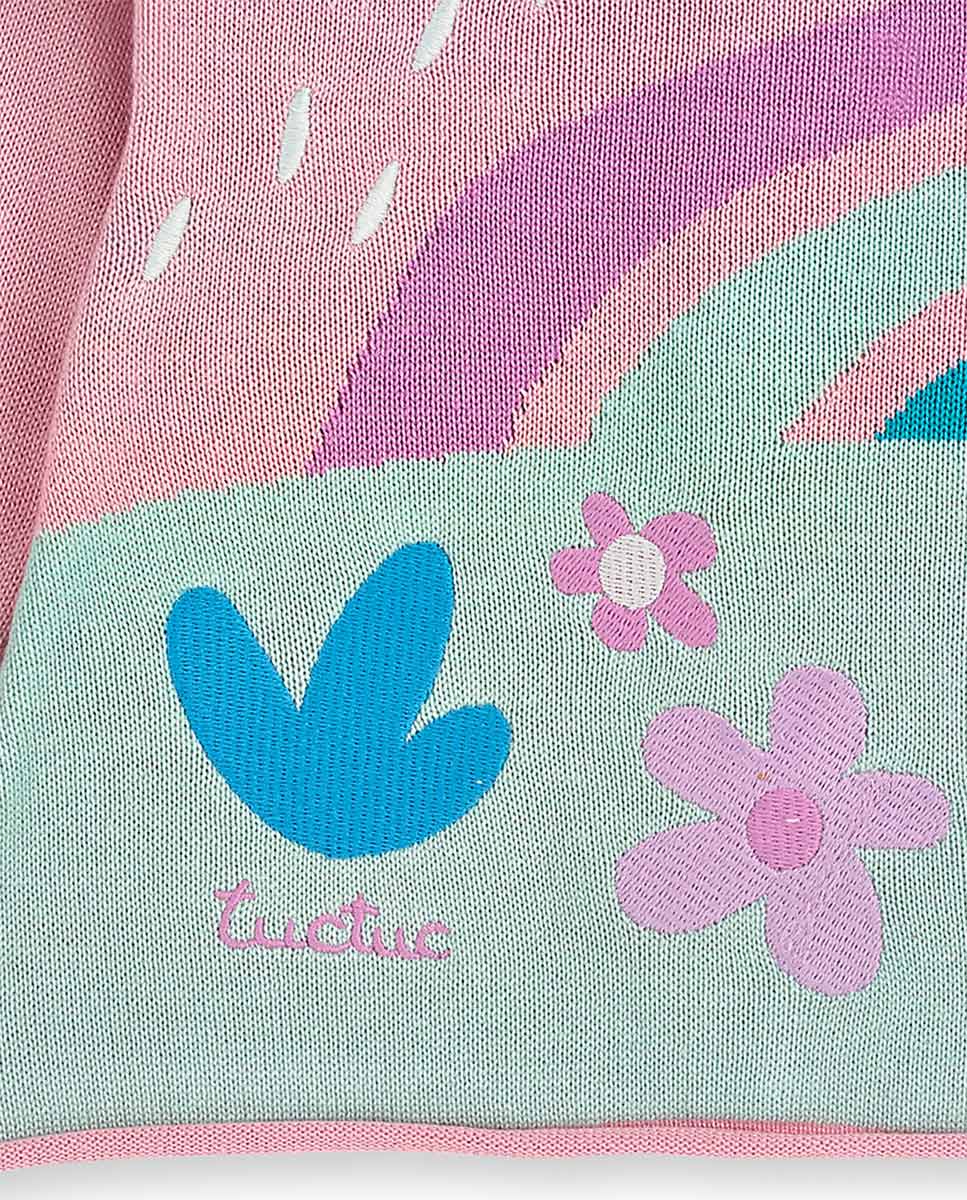 TUC TUC VESTIDO DE MALHA ROSA PARA MENINA DRAGON FINDER