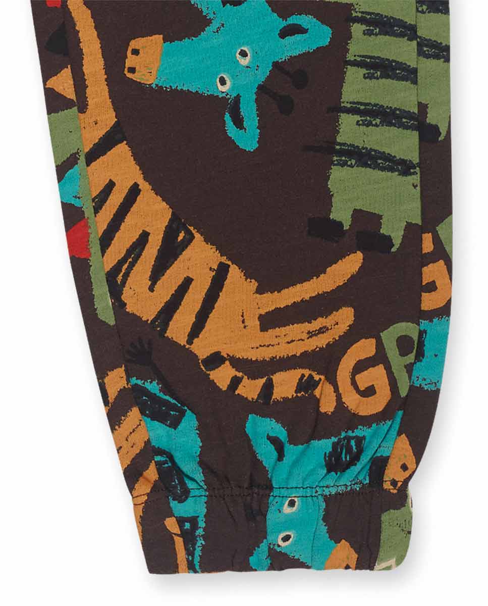 TUC TUC CALÇAS DE PELUCHE CASTANHAS PARA MENINO MY TROOP