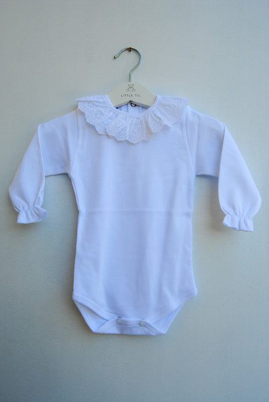 BRODERIE COLLAR BODYSUIT