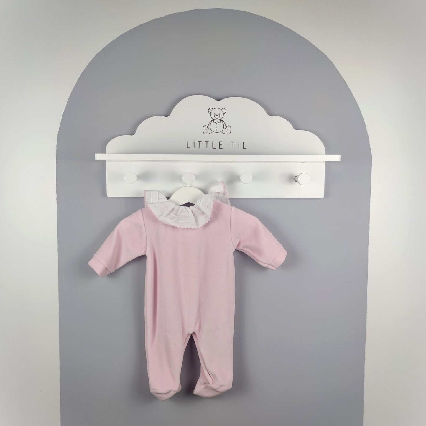 BABYGROW EM ALGODÃO ROSA