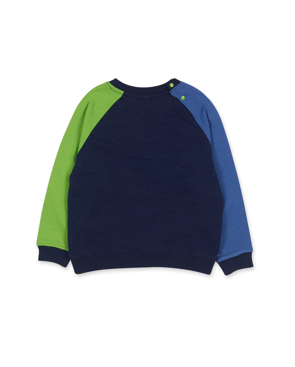 TUC TUC ROBOT MAKER BLUE FLEECE SWEATSHIRT FOR BOY